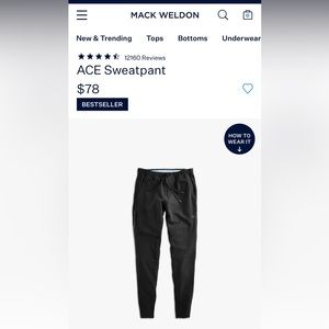 Mack Weldon Ace Sweatpants